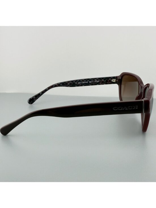 Coach HC8232 Sunglasses Oxblood Square Brown Gradient 56 17 140 main image 7